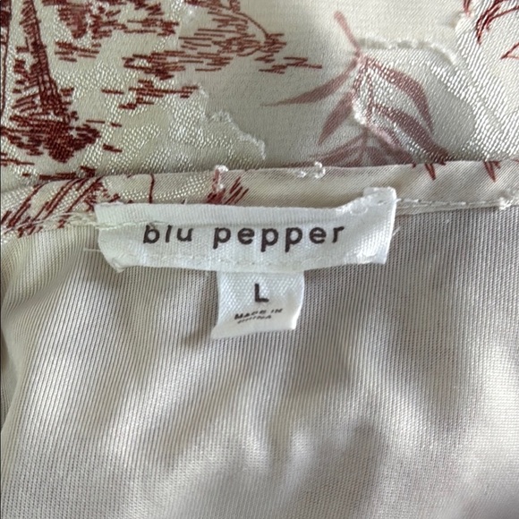 Blu Pepper Long Sleeve Floral Dress in Pink and Cream - Picture 6 of 11